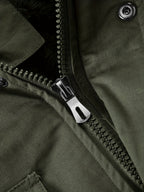 Men's Hooded Fleece-Lined Jacket Multi-Pocket – Casual, Winter Outdoor