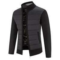 Men's Knitted Cardigan Jacket Zip-Front Fleece Lined – Casual, Office