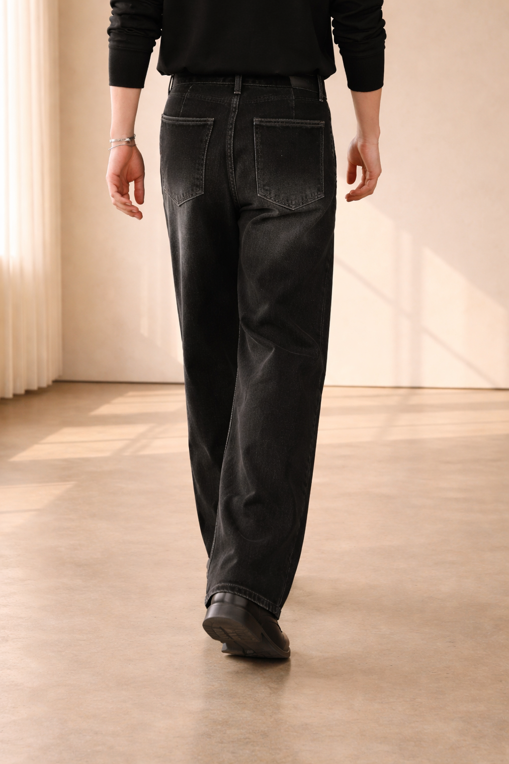 Men's Wide-Leg Jeans | Pleated Front – Casual Wear, Everyday Style