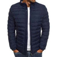 Puffer Jacket Men's Quilted Lightweight Coat – Casual, Winter