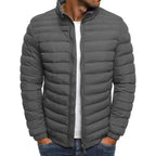 Puffer Jacket Men's Quilted Lightweight Coat – Casual, Winter