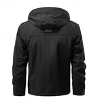 Tactical Hooded Jacket Men's Multi-Pocket Windproof – Hiking, Outdoor