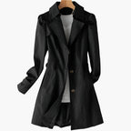 Women's Classic Trench Coat | Notched Lapel – Casual, Office