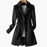 Women's Classic Trench Coat | Notched Lapel – Casual, Office