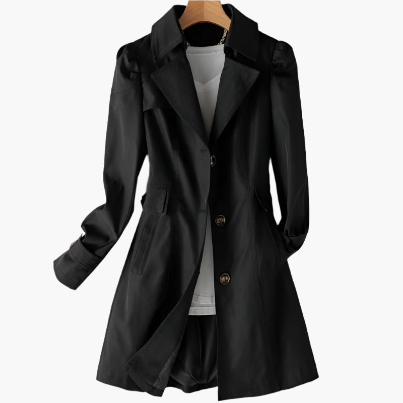 Women's Classic Trench Coat | Notched Lapel – Casual, Office