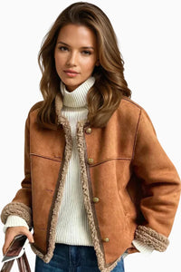 Women's Cropped Jacket | Button Front – Casual Wear, Stylish Layering