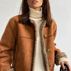 Women's Cropped Jacket | Button Front – Casual Wear, Stylish Layering