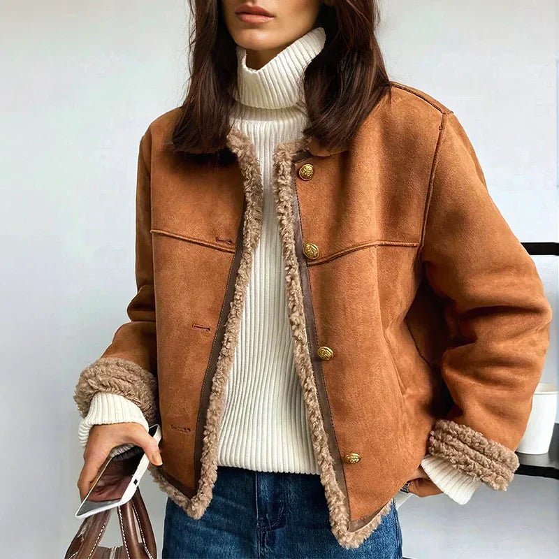 Women's Cropped Jacket | Button Front – Casual Wear, Stylish Layering