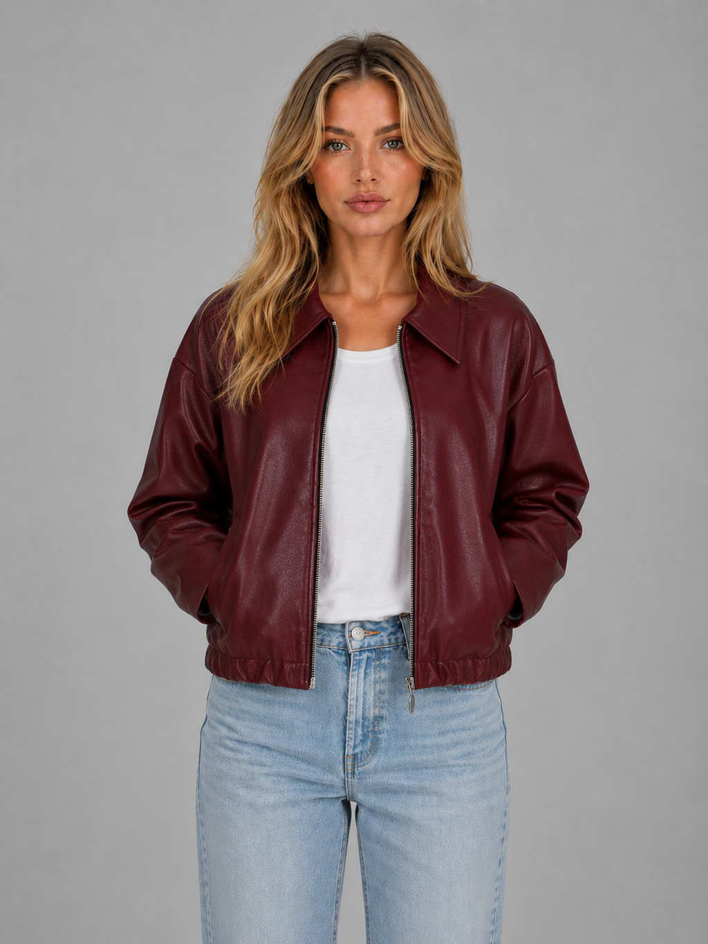 Women's Full-Zip Jacket | Collared Neck – Casual, Outdoor