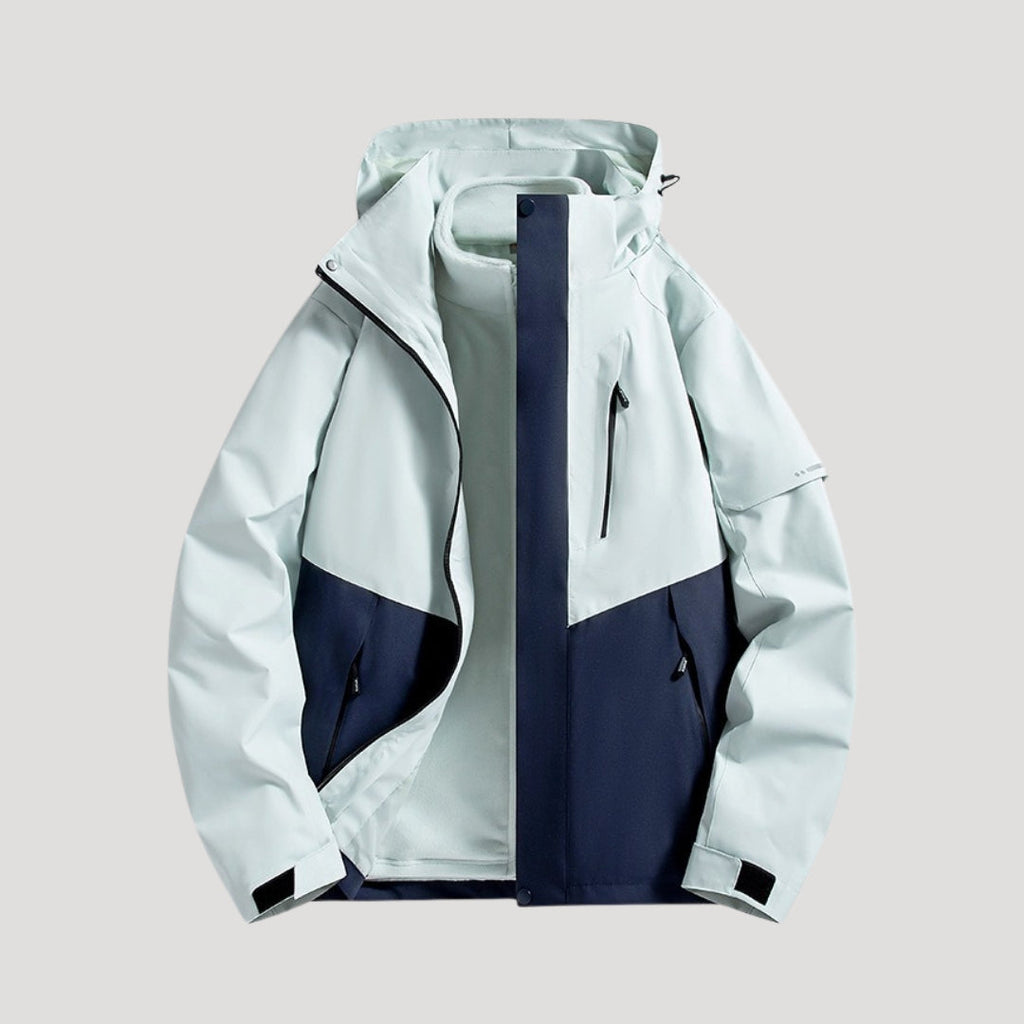 Women's Hooded Windbreaker Jacket | Zip Front – Casual, Outdoor