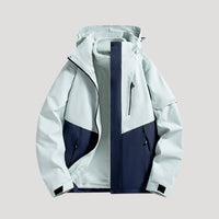 Women's Hooded Windbreaker Jacket | Zip Front – Casual, Outdoor