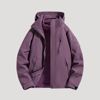 Women's Hooded Windbreaker Jacket | Zip Front – Casual, Outdoor