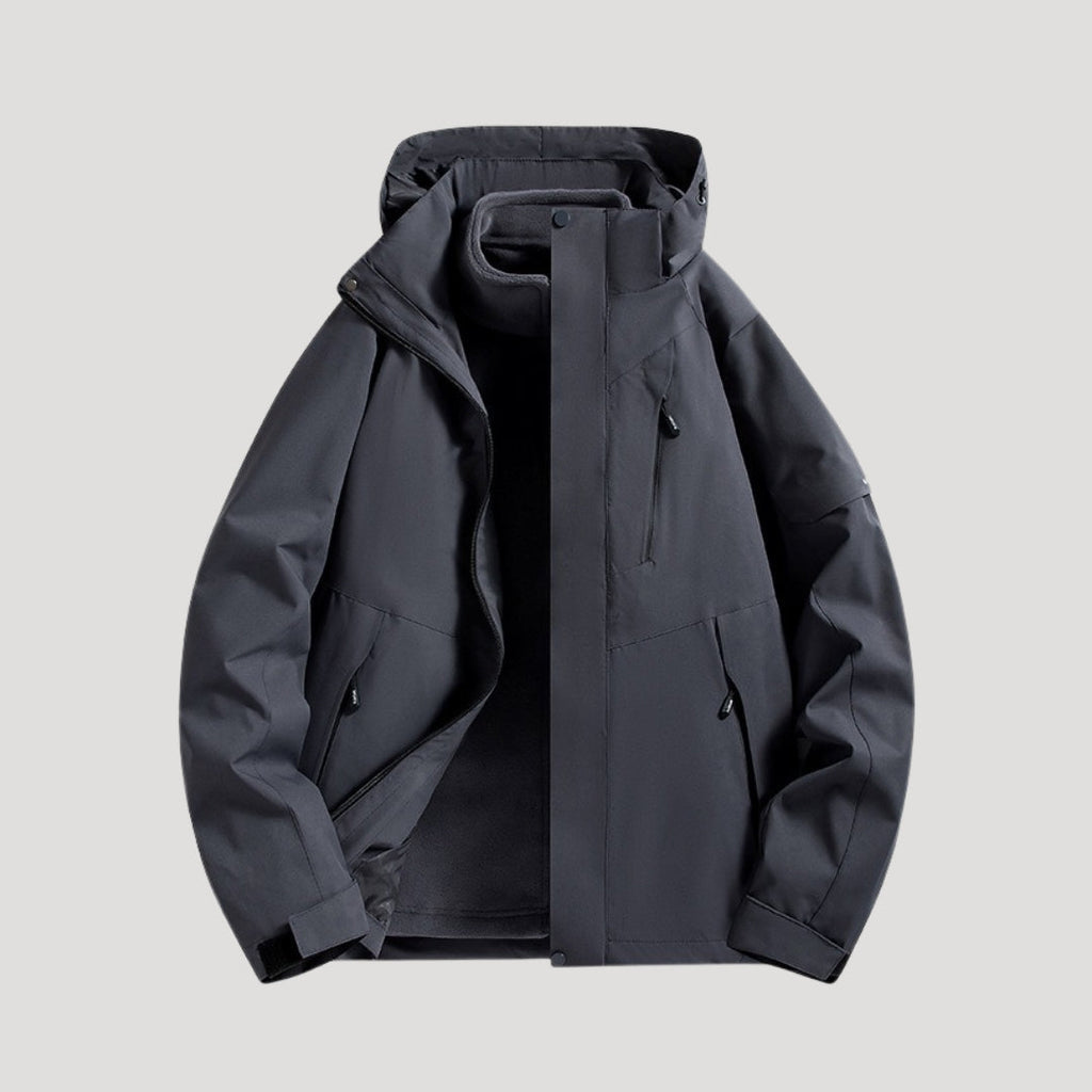 Women's Hooded Windbreaker Jacket | Zip Front – Casual, Outdoor