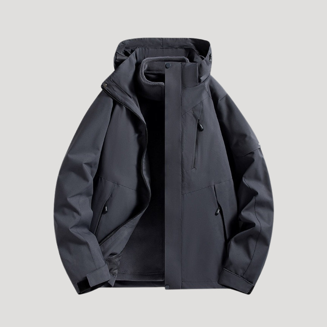 Women's Hooded Windbreaker Jacket | Zip Front – Casual, Outdoor