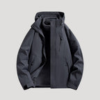 Women's Hooded Windbreaker Jacket | Zip Front – Casual, Outdoor