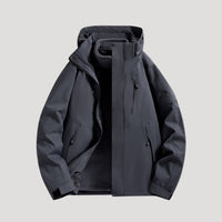 Women's Hooded Windbreaker Jacket | Zip Front – Casual, Outdoor
