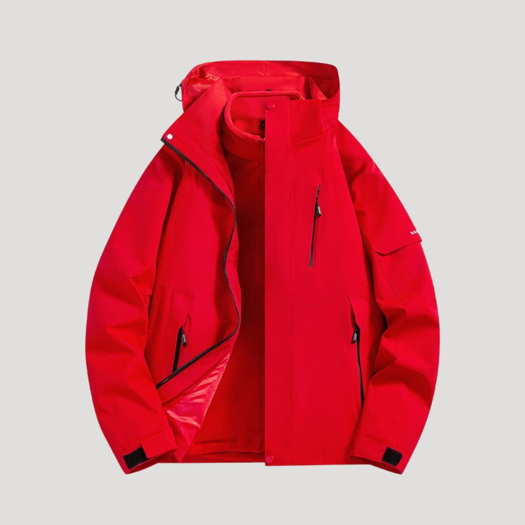 Women's Hooded Windbreaker Jacket | Zip Front – Casual, Outdoor