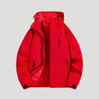 Women's Hooded Windbreaker Jacket | Zip Front – Casual, Outdoor