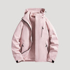 Women's Hooded Windbreaker Jacket | Zip Front – Casual, Outdoor
