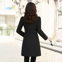 Women's Trench Coat | Single-Breasted, Notch Lapel – Casual, Office