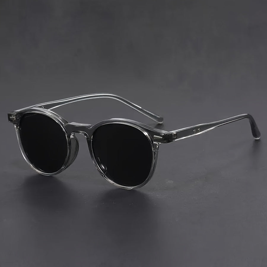 Round Tortoiseshell Sunglasses for Men – Casual, Vacation