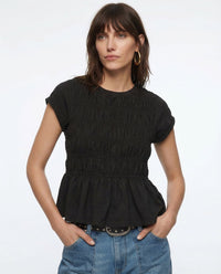 Ruffle Sleeve Top in Lightweight Fabric for Casual Wear