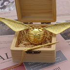 Ring Box with Golden Winged Orb – Luxury Jewelry Storage, Travel Gift