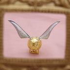 Ring Box with Golden Winged Orb – Luxury Jewelry Storage, Travel Gift
