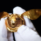 Ring Box with Golden Winged Orb – Luxury Jewelry Storage, Travel Gift