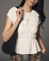 Ruffle Sleeve Top in Lightweight Fabric for Casual Wear