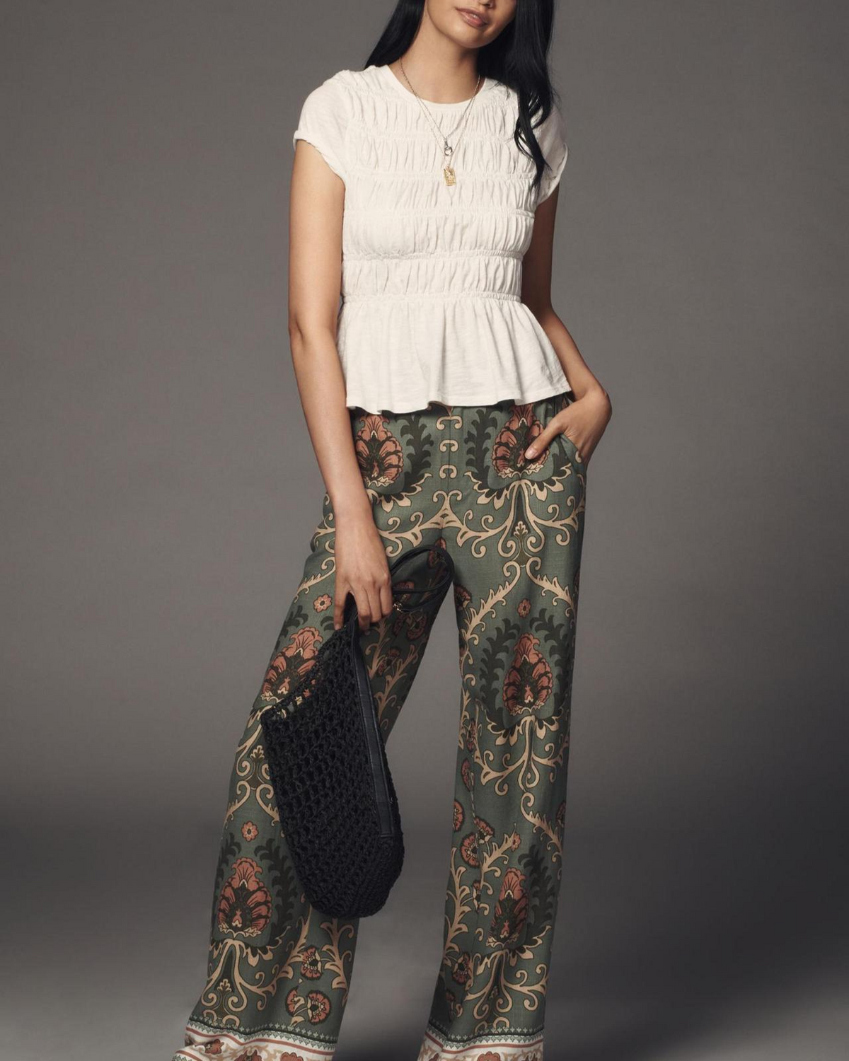 Ruffle Sleeve Top in Lightweight Fabric for Casual Wear