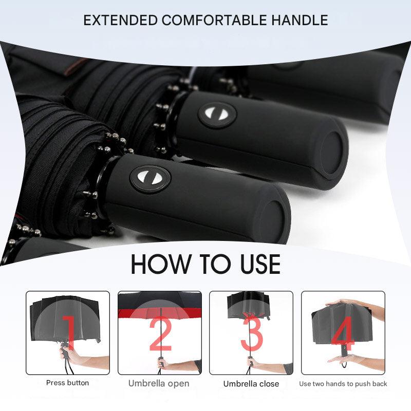Folding Umbrella – Stormproof, Ideal for Travel, Outdoor