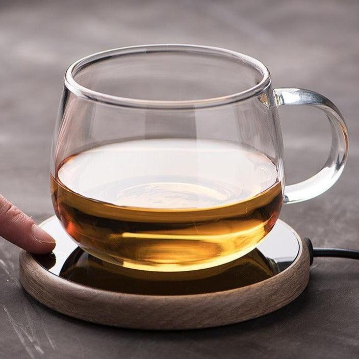 Ceramic Mug Warmer Coaster | Smart Elegant Design – Home Office, Gift