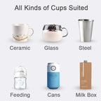 Ceramic Mug Warmer Coaster | Smart Elegant Design – Home Office, Gift