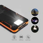 Solar Power Bank 4 Panels 3 USB Outputs – Camping, Travel