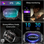 Waterproof Outdoor Smartwatch – Fitness, Adventure